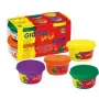 Ciastolina Giotto Bebe, 4 kolory x 100g Intensywne - 3